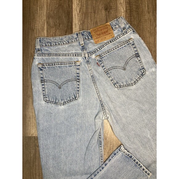 Levis 512 Vintage (1997) Jeans 11 JR M 28x30 Slim Fit Tapered Made In USA 90s - Picture 2 of 13